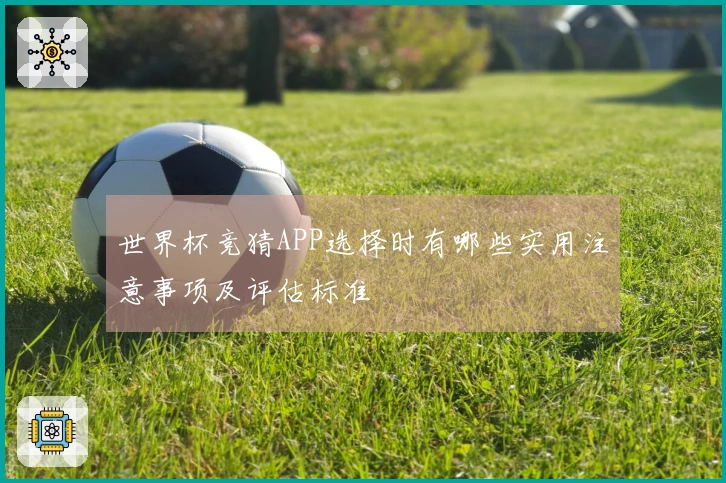 世界杯竞猜APP选择时有哪些实用注意事项及评估标准