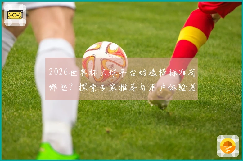 2026世界杯买球平台的选择标准有哪些？探索专家推荐与用户体验差异